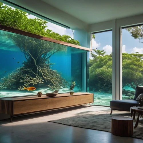 fish tank,reef tank,marine tank,aquarium,aquariums,aqua studio,underwater landscape,ocean underwater,modern decor,aquarists,biotope,beautiful home,acquarium,great room,underwater oasis,glass wall,interior modern design,modern living room,contemporary decor,underwater playground,Photography,Artistic Photography,Artistic Photography 01