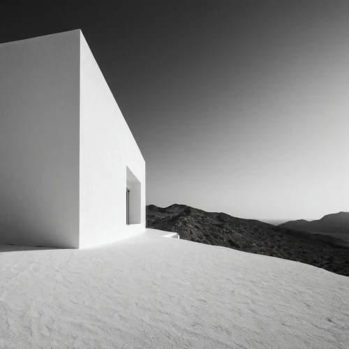 dunes house,zumthor,siza,cubic house,corbu,amanresorts,cycladic,dinesen,architettura,chipperfield,winter house,utzon,architectonic,architectures,snow house,architectural,house in mountains,whitebox,white room,shulman,Illustration,Black and White,Black and White 33