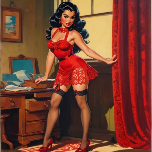 valentine pin up,retro pin up girl,valentine day's pin up,pin up christmas girl,christmas pin up girl,pin-up girl,retro pin up girls,pin up girl,pin ups,pin-up girls,pin-up model,redstockings,pin up girls,bettie,radebaugh,lady in red,retro women,retro woman,zorita,red shoes,Illustration,Retro,Retro 10