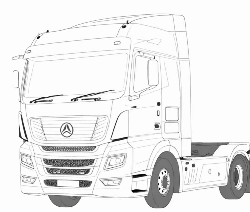 dongfeng,actros,iveco,coreldraw,lorry,kamaz,commercial vehicle,truckmaker,sketchup,fuso,scania,traceur,wabco,bodyshell,truck,concrete mixer truck,smartruck,scanio,cadvan,vectorization,Design Sketch,Design Sketch,Detailed Outline