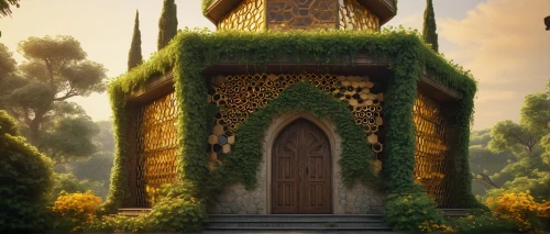 rivendell,riftwar,nargothrond,garden door,theed,fairy house,fairy door,the threshold of the house,doorway,fairy tale castle,hobbiton,the door,house entrance,portal,irminsul,everquest,dorne,bee house,morrowind,hall of the fallen,Illustration,Black and White,Black and White 16