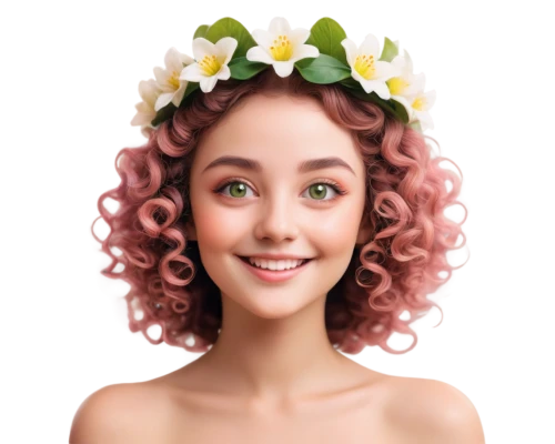 florinda,flower fairy,flower crown,girl in a wreath,rosalinda,fae,flower crown of christ,girl in flowers,flowers png,portrait background,flower hat,flower girl,spring crown,elven flower,nitai,jonbenet,fairy queen,vintage angel,bacchante,rosa ' the fairy,Illustration,Realistic Fantasy,Realistic Fantasy 17