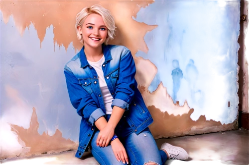 denim background,jeans background,hyoty,wallis day,pop art background,portrait background,magnolieacease,evanna,denim jacket,cheyne,bluejeans,blue background,fabray,colorful background,color background,brynn,evy,jorgie,dianna,photo painting,Illustration,Realistic Fantasy,Realistic Fantasy 01