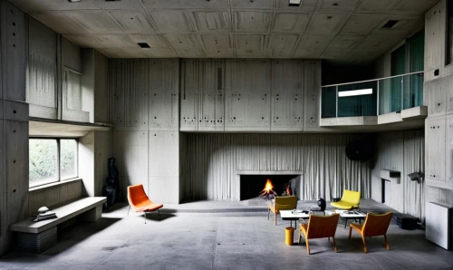 corbusier,breuer,concrete ceiling,brutalist,aalto,corbu,seidler,snohetta,chipperfield,rietveld,dinesen,zumthor,exposed concrete,henningsen,bertoia,midcentury,empty interior,savoye,lasdun,docomomo