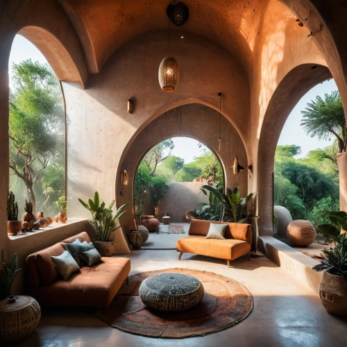 earthship,arches,alcove,marrakesh,vaulted ceiling,patio,archways,beautiful home,patios,morocco,moroccan pattern,cabana,sunroom,roof domes,living room,fireplaces,porch,front porch,dorne,loggia,Photography,General,Fantasy