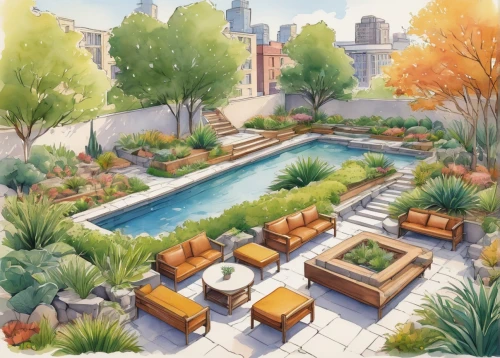 roof garden,roof top pool,roof terrace,landscape design sydney,landscape designers sydney,roof landscape,garden design sydney,outdoor pool,landscaped,terrasse,renderings,patios,hoboken condos for sale,conservancy,landscape plan,backyards,penthouses,dug-out pool,terrace,swimming pool,Illustration,Children,Children 01