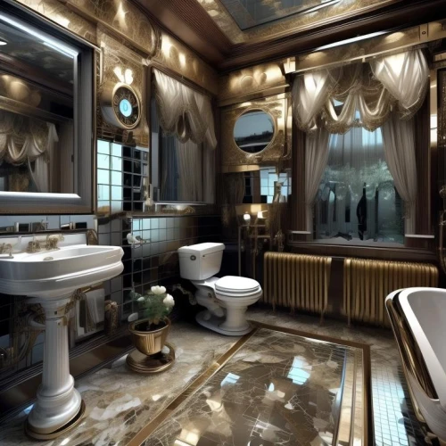 luxury bathroom,bath room,bathroom,beauty room,banyo,barrooms,ornate room,luxury home interior,vanities,art deco,interior design,washroom,bathrooms,bagno,victorian room,bathtub,washstand,bath,interior modern design,lavatory