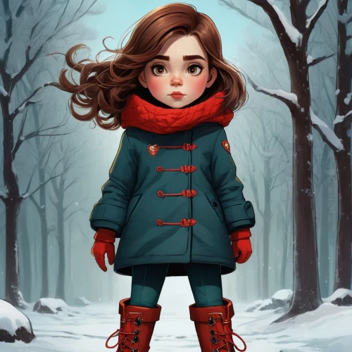 red coat,little red riding hood,winter clothes,snowsuit,red riding hood,winter clothing,winter boots,winter,winter dress,wintery,winter background,winters,winterized,winter cherry,little girl in wind,kids illustration,winter mood,early winter,wintry,fashionable girl,Illustration,Abstract Fantasy,Abstract Fantasy 01