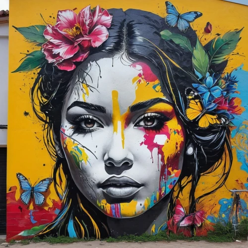 kahlo,girl in flowers,graffiti art,grafite,frida,grafitti,bogota,graffiti,beautiful girl with flowers,welin,montpellier,rone,napoli,colombia,flower art,flamenca,streetart,vigo,berlin,seixal,Conceptual Art,Graffiti Art,Graffiti Art 02