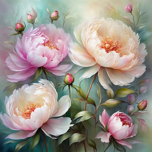 peonies,pink peony,peony,peony pink,flower painting,camelliers,blooming roses,noble roses,peony bouquet,esperance roses,peony frame,paeonia,rose flower illustration,roses daisies,common peony,camellia,floral digital background,splendor of flowers,camellia blossom,camelias,Conceptual Art,Daily,Daily 32