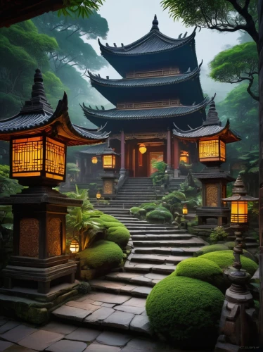 teahouses,asian architecture,teahouse,japanese shrine,dojo,buddhist temple,ryokan,qingcheng,hall of supreme harmony,japan garden,japanese garden,japan landscape,wudang,japanese garden ornament,sanshui,kyoto,zen garden,japanese zen garden,oriental,japon,Illustration,Realistic Fantasy,Realistic Fantasy 08