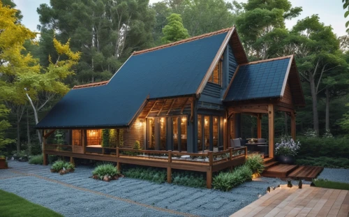 wooden house,small cabin,summer cottage,log cabin,wooden decking,house in the forest,log home,the cabin in the mountains,forest house,inverted cottage,timber house,grass roof,wooden hut,beautiful home,chalet,wooden roof,summer house,cottage,roof landscape,shingling,Photography,General,Realistic