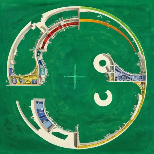 hundertwasser,playfield,spiralis,roundabout,cern,jamahiriya,penannular,dharma wheel,xiangqi,circuito,chakram,circular,fll,ecovillages,koru,autodromo,spiralfrog,roundabouts,pcb,race track,Unique,Design,Blueprint