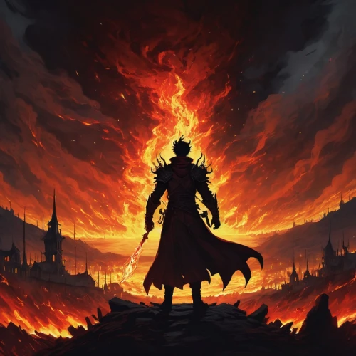 fire background,surtr,surtur,firelands,infernal,firelord,hephaestus,pillar of fire,incinerate,burning earth,aegon,sauron,ifrit,hellfire,endeavor,cataclysm,infernus,garrison,firebrand,mahavatar,Art,Artistic Painting,Artistic Painting 29