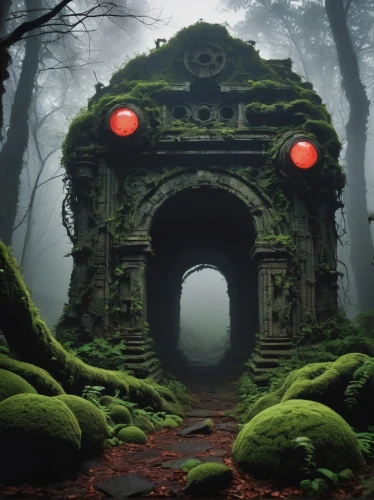 creepy doorway,lair,portal,ghost castle,odditorium,witch's house,abandoned place,ancient ruins,abandoned places,haunted cathedral,hall of the fallen,haunted forest,patrol,the ruins of the,portals,haunted house,ruins,haunted castle,sulaco,witch house,Photography,Fashion Photography,Fashion Photography 19