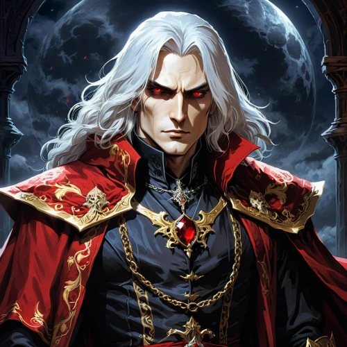 alucard,raistlin,strahd,vlad,suvorov,count dracula,lestat,woolfe,drizzt,filaret,mordru,castlevania,salieri,sparda,niles,ravenloft,ladislaus,garon,shibusawa,richelieu,Illustration,Realistic Fantasy,Realistic Fantasy 25