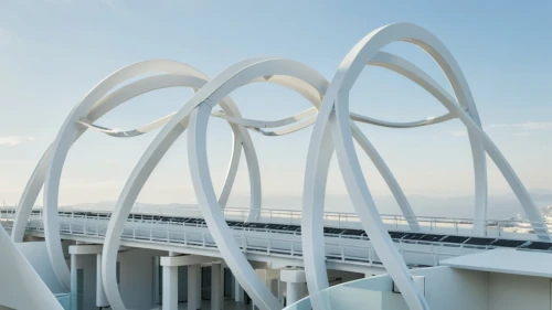 calatrava,mabhida,cable-stayed bridge,sochi,futuristic architecture,umhlanga,guideways,skybridge,megaprojects,yvr,tongva,ethekwini,ravenel,sfo,batumi,mamaia,ravenel bridge,skywalks,spaceframe,astana,Photography,General,Realistic