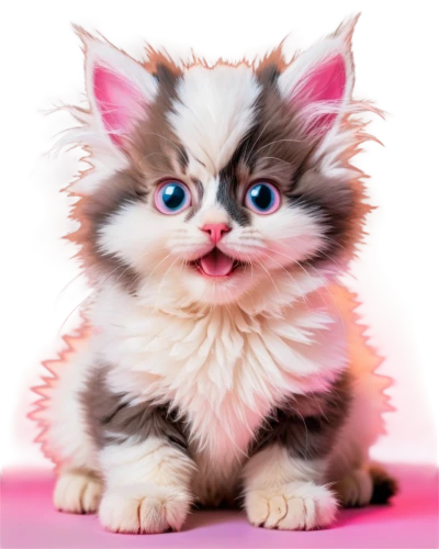 kittenish,pink cat,cute cat,cartoon cat,mew,kittu,cat kawaii,blossom kitten,mogwai,funny cat,kitten,cat vector,murgatroyd,doll cat,pink background,birman,kittikachorn,kittner,meowing,chromaffin,Conceptual Art,Sci-Fi,Sci-Fi 27