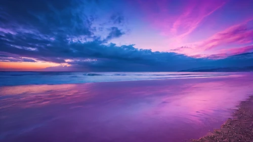 purple landscape,sailing blue purple,wavelength,pink beach,purple and pink,splendid colors,pink dawn,violet colour,purple gradient,purple,light purple,purple blue ground,intense colours,purple blue,beautiful colors,dream beach,beautiful beach,windows wallpaper,purple wallpaper,beautiful beaches,Photography,General,Fantasy