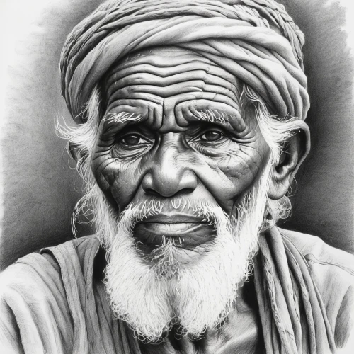 bedouin,serigne,munarman,bafarawa,moulavi,syedna,mawlana,mandaeans,qaboos,charcoal drawing,elderly man,nasruddin,geelani,berber,pashtun,brahmbhatt,shaykh,balkhi,moulana,mushaima,Illustration,Black and White,Black and White 30