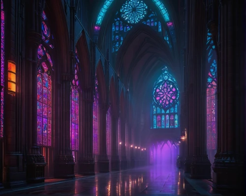 cathedral,haunted cathedral,cathedrals,gothic church,sagrada,notredame,illumination,sanctum,sanctuary,notre dame,notredame de paris,the cathedral,basilica,koln,sunken church,duomo,ecclesiatical,colored lights,liturgy,neogothic,Conceptual Art,Sci-Fi,Sci-Fi 26