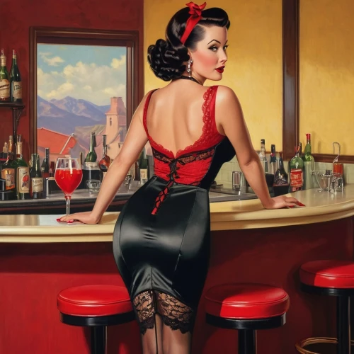 retro pin up girl,retro pin up girls,barmaid,pin up girl,pin-up girl,pin ups,valentine day's pin up,bartender,vettriano,valentine pin up,pin up girls,pin-up girls,christmas pin up girl,pin up christmas girl,pin-up model,barmaids,woman at cafe,retro woman,retro women,vanderhorst,Illustration,Retro,Retro 10