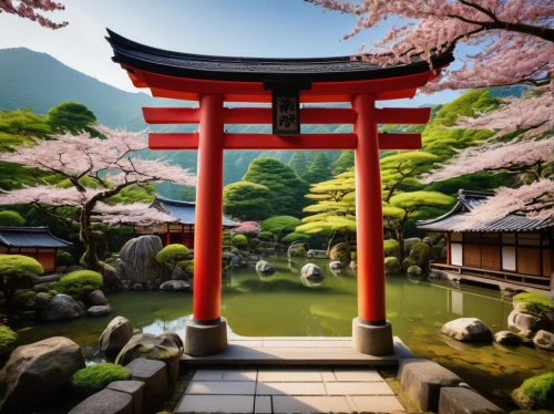 japanese sakura background,japan garden,japanese shrine,japanese background,japanese garden,japanese floral background,japanese garden ornament,japon,beautiful japan,japan landscape,torii,sakura background,heian,japanese culture,kyoto,shinto,japan,asian architecture,the japanese tree,landscape background,Illustration,Retro,Retro 24