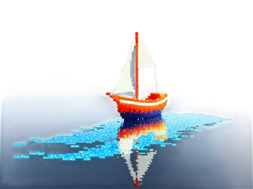 sailing orange,sailing boat,sailboat,voxels,sail boat,lifeboat,voxel,sail,lightship,lightcraft,scarlet sail,sail ship,delta sailor,sea sailing ship,sloop,spelljammer,seastreak,regata,fishing cutter,sailing,Illustration,Realistic Fantasy,Realistic Fantasy 19