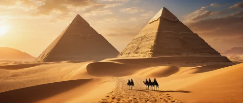 pyramids,arrakis,kemet,powerslave,kharut pyramid,giza,eastern pyramid,dune landscape,monoliths,pyramide,the great pyramid of giza,pharaohs,barsoom,capture desert,desert landscape,ennead,desert desert landscape,mastabas,fremen,dune,Photography,Artistic Photography,Artistic Photography 15