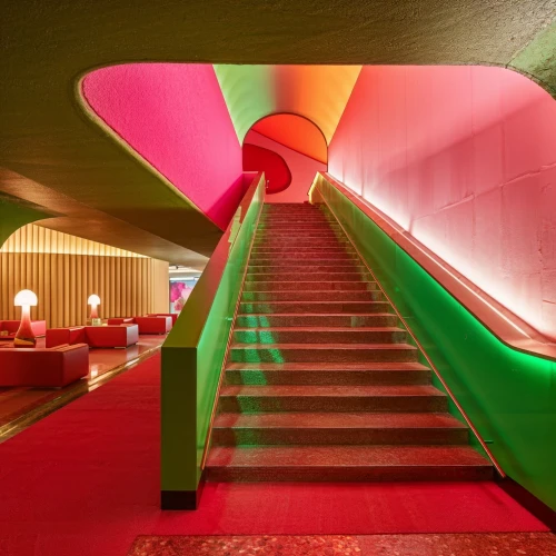 niemeyer,mahdavi,sottsass,ufo interior,mvrdv,children's interior,seidler,escaleras,foyer,hotel w barcelona,lachapelle,hotel riviera,hotel hall,stedelijk,tempodrom,mezzanine,yotel,docomomo,subway stairs,hallway