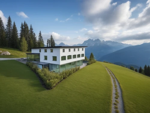 house in mountains,house in the mountains,modern house,swiss house,house with lake,dreamhouse,cubic house,home landscape,beautiful home,svizzera,3d rendering,private house,alpine landscape,mountain hut,cube house,glickenhaus,passivhaus,switzerland chf,alpine pastures,house in the forest,Photography,General,Realistic