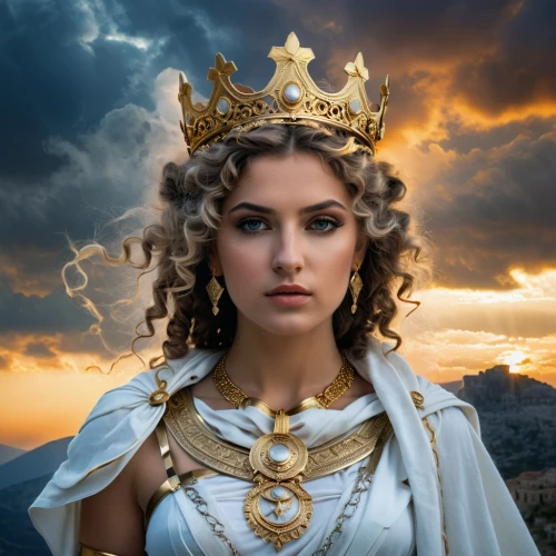 margairaz,queenship,etheria,thyatira,poppaea,margaery,emperatriz,miss circassian,thracian,gold crown,diadem,athena,melpomene,golden crown,aslaug,mervat,hippolyta,messalina,celtic queen,sigyn,Photography,General,Fantasy