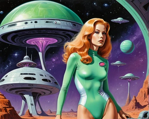 barbarella,starfire,emshwiller,uncredited,farragher,dreadstar,kuenzer,laureline,sheckley,mesmero,palmiotti,andromeda,cosmogirl,barsoom,namorita,madelyne,jetsons,saucer,macniven,futureworld,Conceptual Art,Sci-Fi,Sci-Fi 20