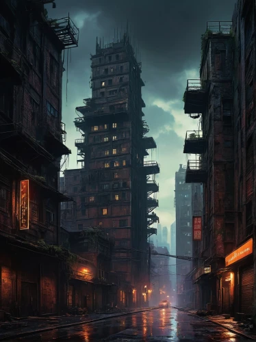 kowloon city,kowloon,dishonored,shanghai,destroyed city,shadowrun,world digital painting,cityscape,cyberpunk,arkham,evening city,post-apocalyptic landscape,ancient city,hanoi,post apocalyptic,shangai,darktown,fantasy city,postapocalyptic,gunkanjima,Art,Classical Oil Painting,Classical Oil Painting 34