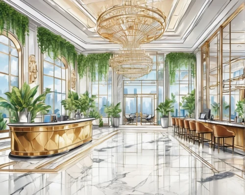 hotel lobby,claridges,corinthia,opulent,baccarat,grand hotel europe,luxury hotel,intercontinental,opulently,art deco background,poshest,renderings,opulence,art deco,extravagance,ballrooms,grand hotel,ebbitt,lobby,gournay,Illustration,Black and White,Black and White 05