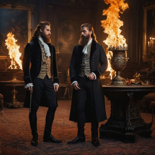 flamsteed,smouldering torches,noblemen,tailcoats,aristocrats,kingmakers,astbury,delaroche,marquesses,peverley,puritans,outlanders,waistcoats,suit of spades,murtagh,gunpowder,courtiers,tailcoat,candelabras,overmantel,Photography,General,Fantasy