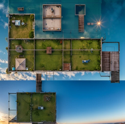 sky apartment,cube stilt houses,cube house,cubic house,habitaciones,township,inverted cottage,skyloft,floorplan home,small house,floorplans,aerial landscape,blockhouses,housetop,avernum,electrohome,house roofs,roof landscape,dreamhouse,floating huts,Photography,General,Realistic