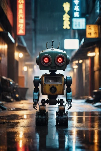 bladerunner,walle,cyberpunk,minibot,akira,spybot,brum,robotix,turover,robotlike,protectobots,autotron,lambot,chappie,recognizer,autonome,chat bot,robosapien,robot,hotbot,Photography,General,Realistic