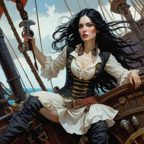 scarlet sail,commandeer,figurehead,pirate,merchantman,galleon,sea fantasy,seafaring,sailer,the sea maid,yachtswoman,black pearl,piracies,assails,topsails,sail ship,shipmaster,privateering,sails,tallship,Conceptual Art,Fantasy,Fantasy 18