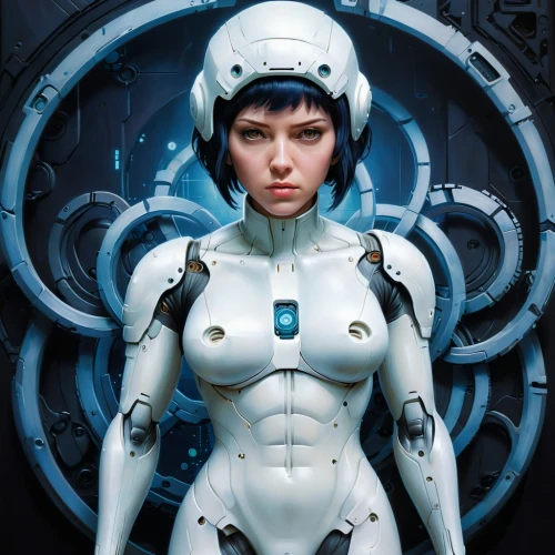 cyberdog,sci fiction illustration,biotic,cybernetic,sci fi,scifi,cortana,cybernetically,aquanaut,spacesuit,fembot,cyberangels,bjork,motoko,glados,mechanoid,cyberstar,sci - fi,gantz,psionic,Illustration,Realistic Fantasy,Realistic Fantasy 18