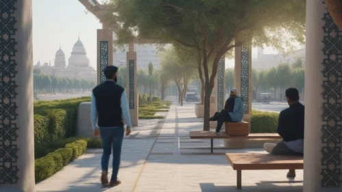 alcazar of seville,esplanades,seville,dubailand,champalimaud,sevillian,pedestrianized,dorne,alhambra,naboo,sevilla,archways,3d rendering,thatgamecompany,promenade,renderings,render,theed,dubai frame,walkway,Photography,General,Natural