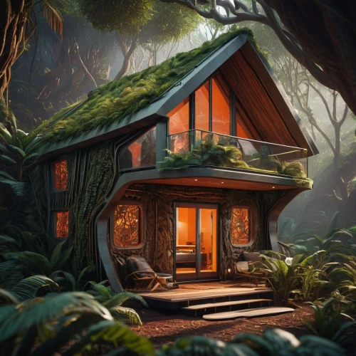 house in the forest,forest house,cabin,tree house hotel,small cabin,tree house,treehouse,greenhut,the cabin in the mountains,little house,inverted cottage,bungalow,electrohome,small house,beautiful home,summer cottage,dreamhouse,miniature house,world digital painting,treehouses,Photography,General,Sci-Fi