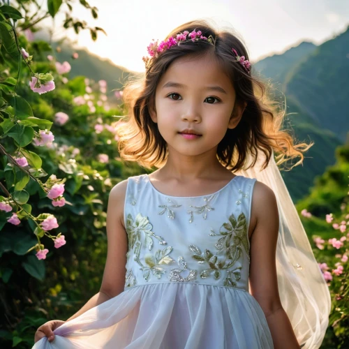 little girl in pink dress,flower girl,little girl dresses,girl in flowers,beautiful girl with flowers,little girl fairy,little princess,little girl in wind,girl picking flowers,princess sofia,young girl,innocence,mongolian girl,photographing children,little girl,childrenswear,hmong,children's photo shoot,phuong,girl in the garden,Photography,General,Natural