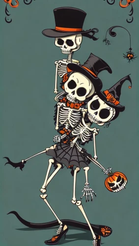 danse macabre,vintage skeleton,halloween poster,day of the dead skeleton,skulduggery,halloween paper,halloween illustration,dia de los muertos,skeletons,skelly,la calavera catrina,vintage halloween,skull rowing,la catrina,el dia de los muertos,boney,day of the dead,skull racing,halloween background,calaveras