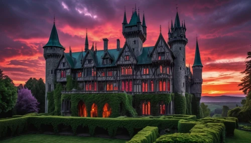 fairy tale castle,fairytale castle,haunted castle,magic castle,hogwarts,witch house,ghost castle,witch's house,ravenloft,diagon,fairy tale castle sigmaringen,disney castle,castle of the corvin,3d fantasy,haunted cathedral,gold castle,medieval castle,fantasy picture,fairy tale,the haunted house