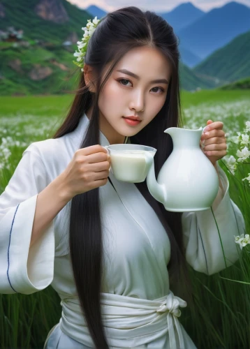 tea zen,yinzhen,gongfu,japanese tea,pouring tea,jasmine tea,flower tea,tea field,kunqu,oolong tea,white tea,teahouses,tea drinking,asian teapot,blooming tea,woman drinking coffee,tea garden,scented tea,shizong,herb tea,Illustration,Realistic Fantasy,Realistic Fantasy 03