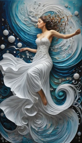 amphitrite,sirene,fluidity,gracefulness,the sea maid,whirlwinds,whirling,whirlpool,the wind from the sea,riverdance,fathom,naiad,sirena,ondine,water nymph,undine,whirlpools,swirling,constellation swan,flowing water,Conceptual Art,Daily,Daily 32