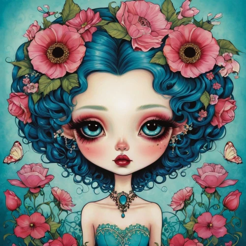 viveros,flower fairy,persephone,kommuna,girl in flowers,flower girl,enriqueta,rosa ' the fairy,flora,rosa 'the fairy,fairie,mademoiselle,pollina,little girl fairy,floral heart,rose flower illustration,eloise,principessa,boho art,floral poppy,Illustration,Abstract Fantasy,Abstract Fantasy 10