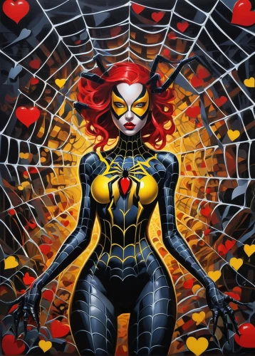black widow,madelyne,siryn,flamebird,batwoman,domino,bodypainting,rodiles,bodypaint,blackarachnia,batgirl,queen of hearts,neon body painting,coeur,fire heart,hellstrom,painted hearts,body painting,rahne,voodoo woman,Art,Artistic Painting,Artistic Painting 45