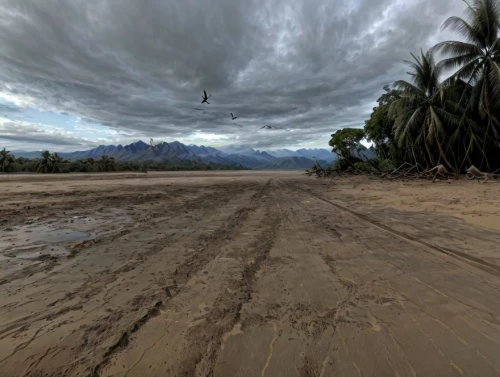 360 ° panorama,kelud,kosrae,pinatubo,hinchinbrook,photosphere,virtual landscape,kaneohe,tracks in the sand,nuuausala,monsoonal,pinhole,lakebed,road cover in sand,sand road,sand paths,kauai,airstrip,langkawi,samoa